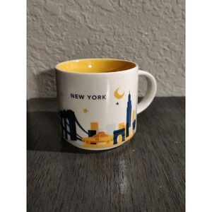 World City Series Ceramic Coffee Mug New York "You Are Here"‎ 2013 Starbucks
